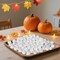 Mini Pumpkins Fall Decorations- 80 Pack Small Fake Pumpkins for Decorating, Thanksgiving Table Centerpieces, Autumn Harvest Home Office Decor, DIY Crafts, Vase Bowls Basket & Fillers (White)